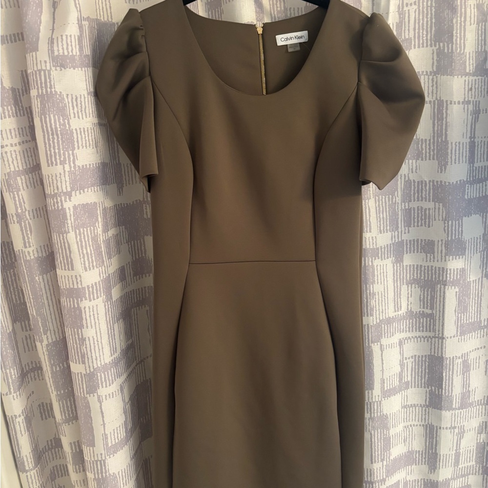 Calvin Klein Women's dark green Dress